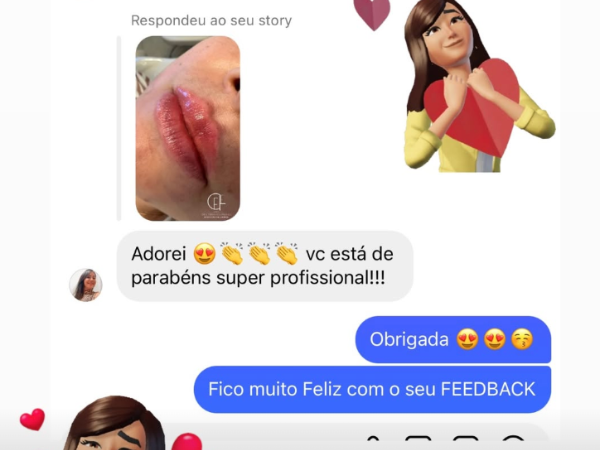 Feedback de paciente da Dra. Fernanda